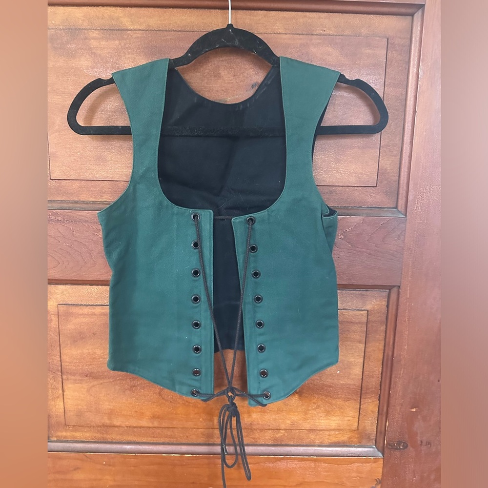 Green corset